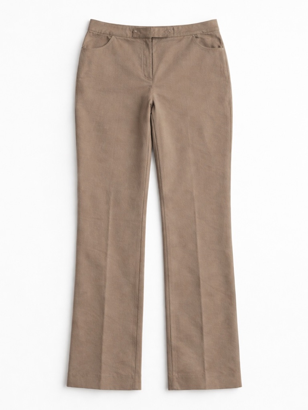 #112 🌷Theory Taupe Ankle Straight Leg Dress Pant | Size 2 - Picture 3 of 4